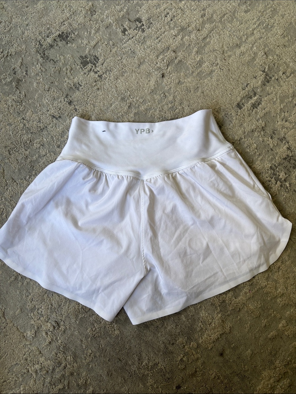 YPB White Athletic Skort with High Waist - Picture 3 of 4